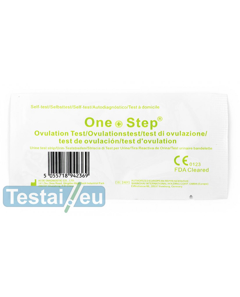Ovuliacijos testas One step (siaura juostelė, itin jautrus)