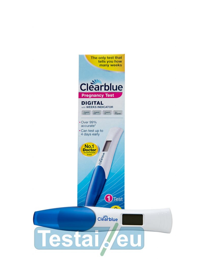 Clearblue skaitmeninis nėštumo testas